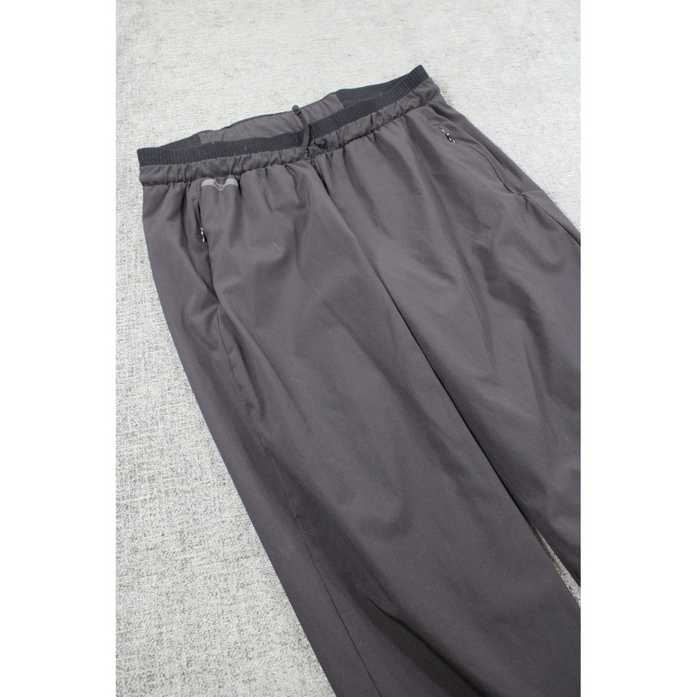 Kalenji Mens Black Running Joggers Elastic Waist Zipper Pockets Pants Size 42